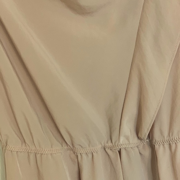 GAP Nude Smocked-Waist Shirt Dress - Picture 2 of 3